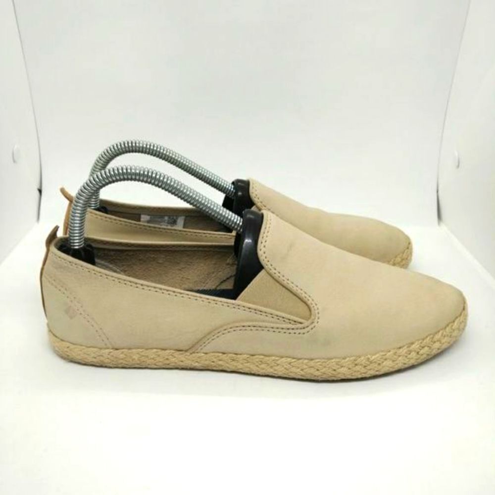 Sperry Top Sider‎ Sailor Twin Gore Slip On Shoes Womens Size 9 Tan Espadrille